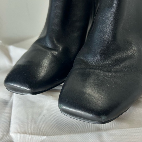 Marc Fisher Fellie Bootie Ankle Boot Black Leather Sz 8.5 - Picture 5 of 9